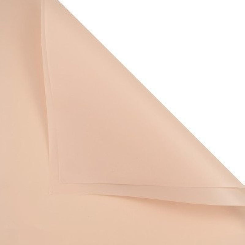 BBJ WRAPS Korean Style Flower Wrapping Paper Floral Bouquet Wraps Gift Packaging Florist Supplies 20 Counts (Light peach) - Image 1